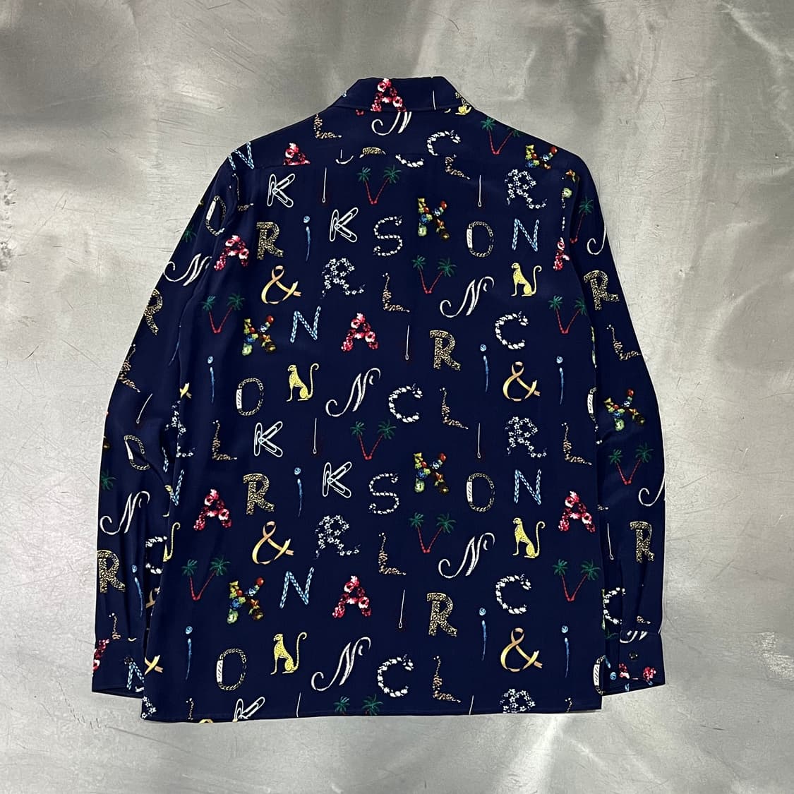  산드로 멀티 패턴 실크 셔츠 y16306 상품이미지2