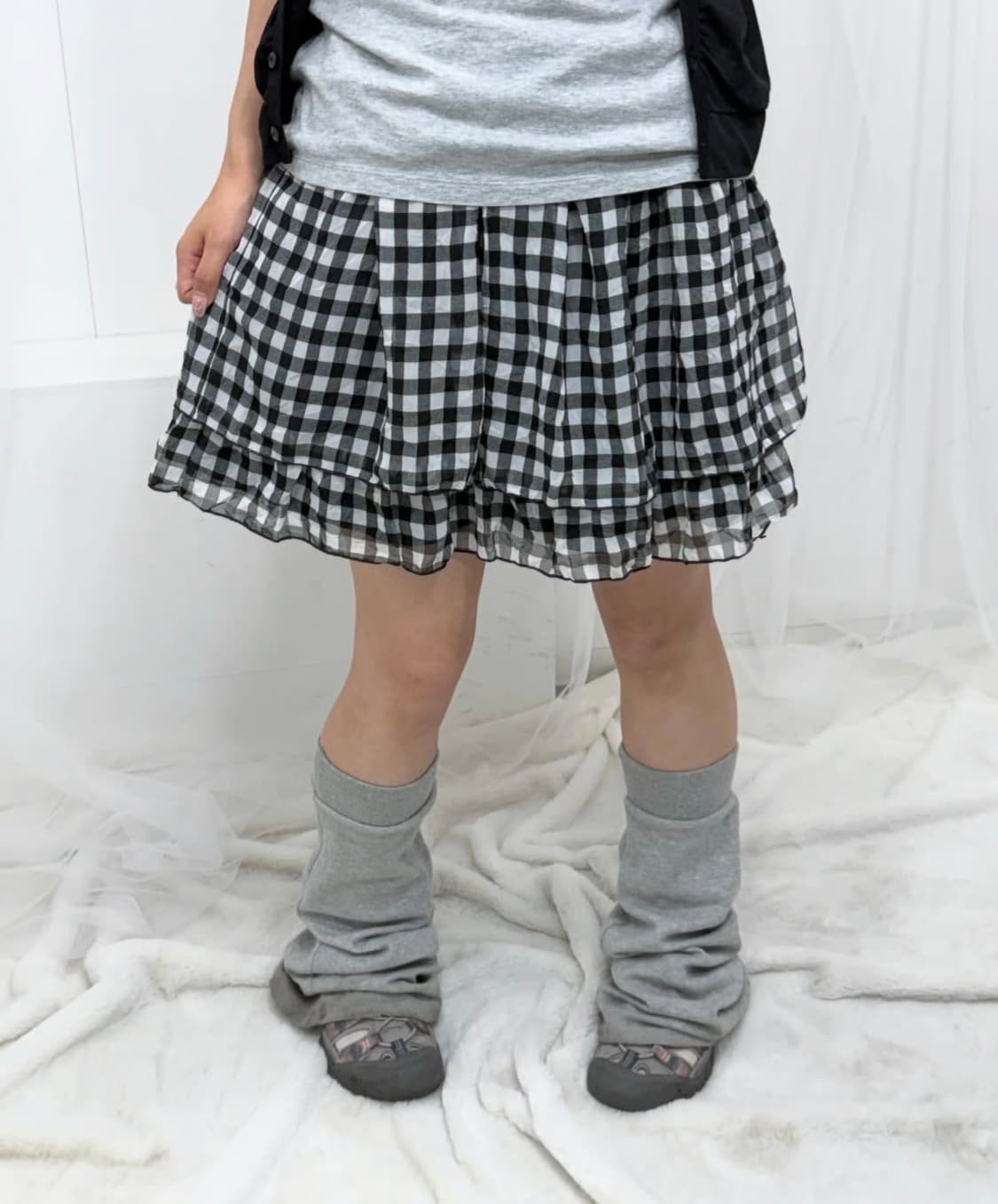 𖤐그레이 너드 니혼진 코디set𖤐  상품이미지4