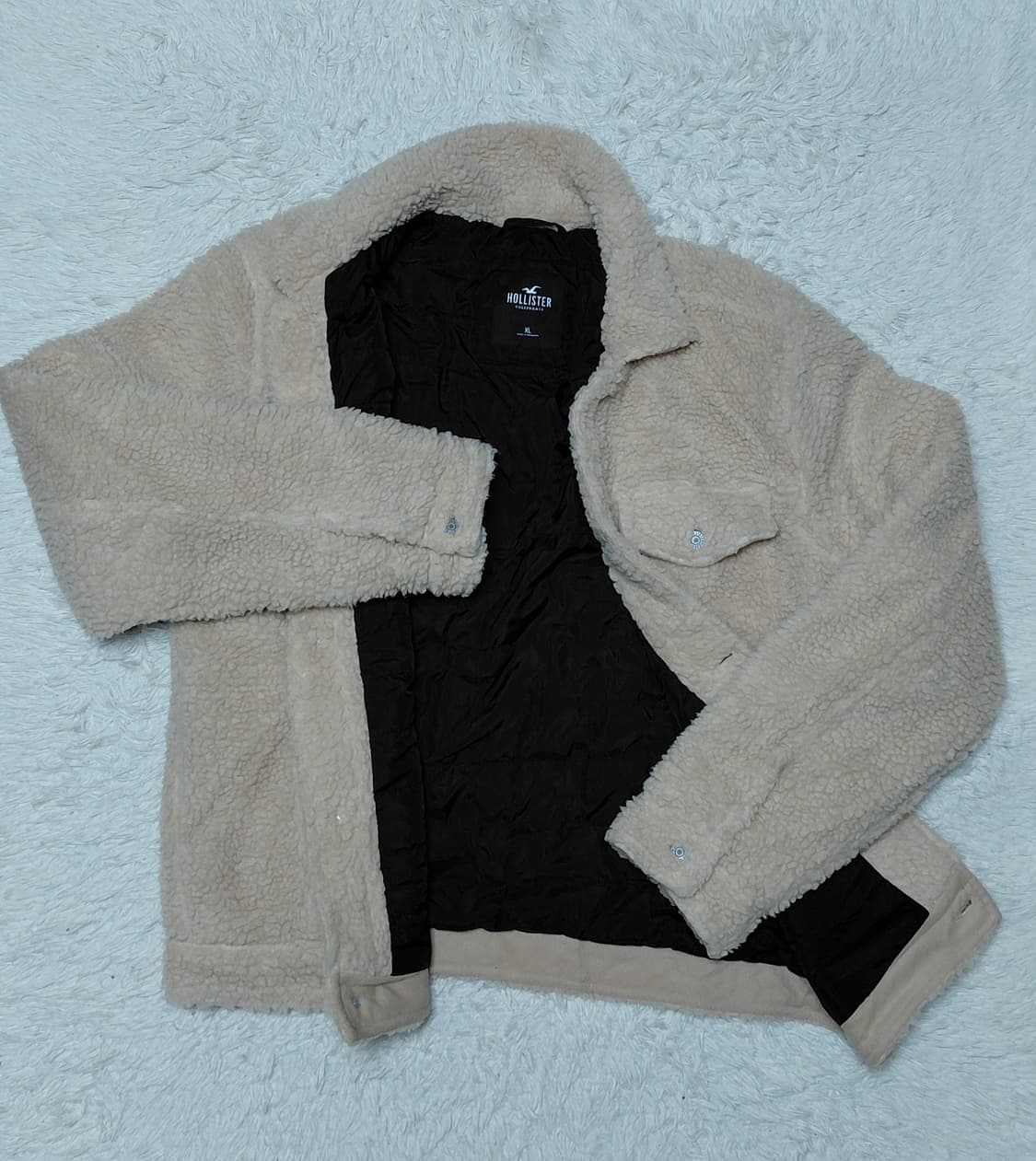 홀리스터 뽀글이 쉐르파 자켓 XL 상품이미지2