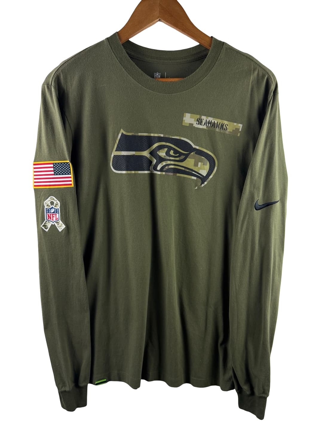 NIKE NFL ONFIELD 성조기 롱슬리브4071 상품이미지1