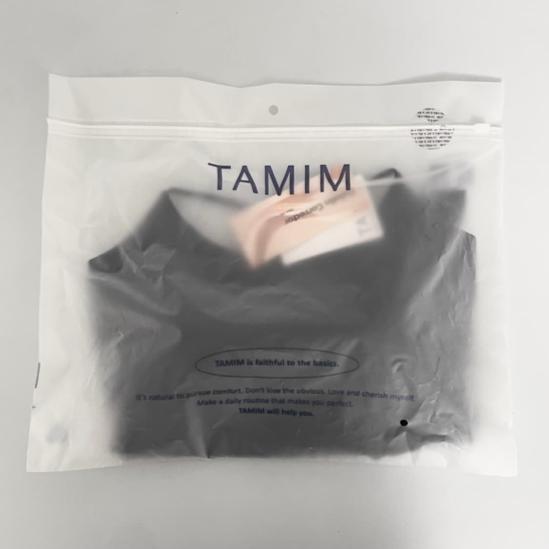 [새상품] TAMIM 타밈 캐미 포시즌 젤리브라탑 블랙 (S) 상품이미지7