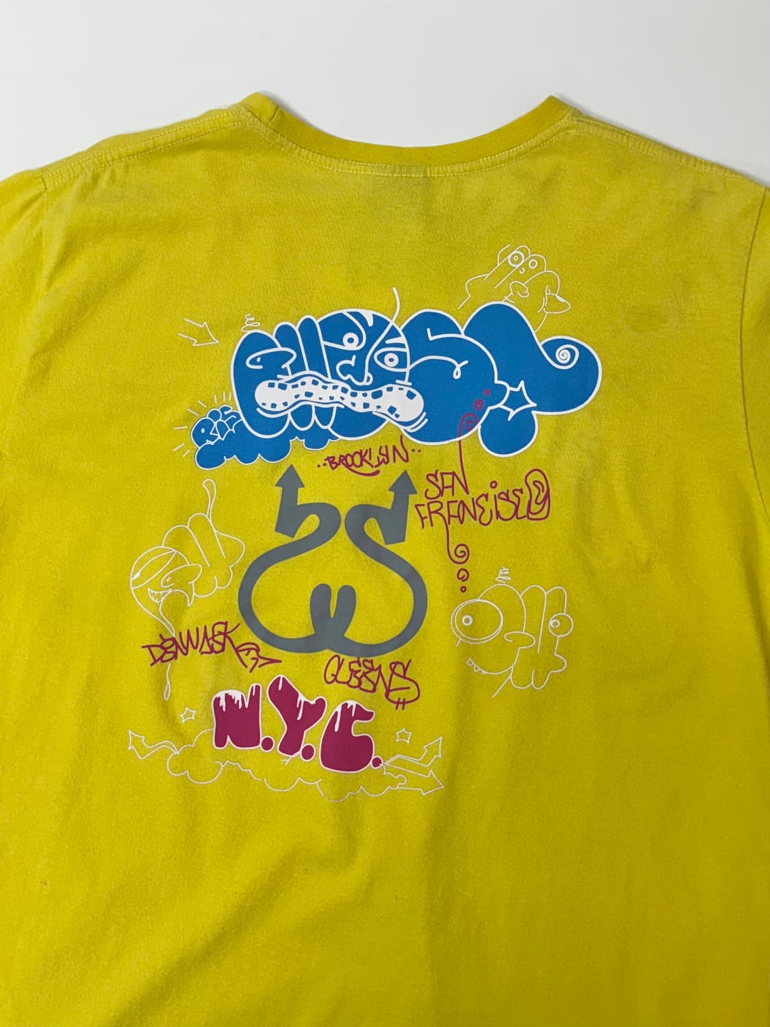 90s Stussy 스투시 월드투어 반팔 티 상품이미지4