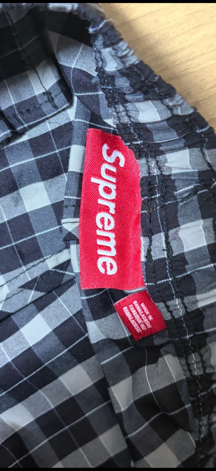 슈프림 플레이드 팬츠 상품이미지3