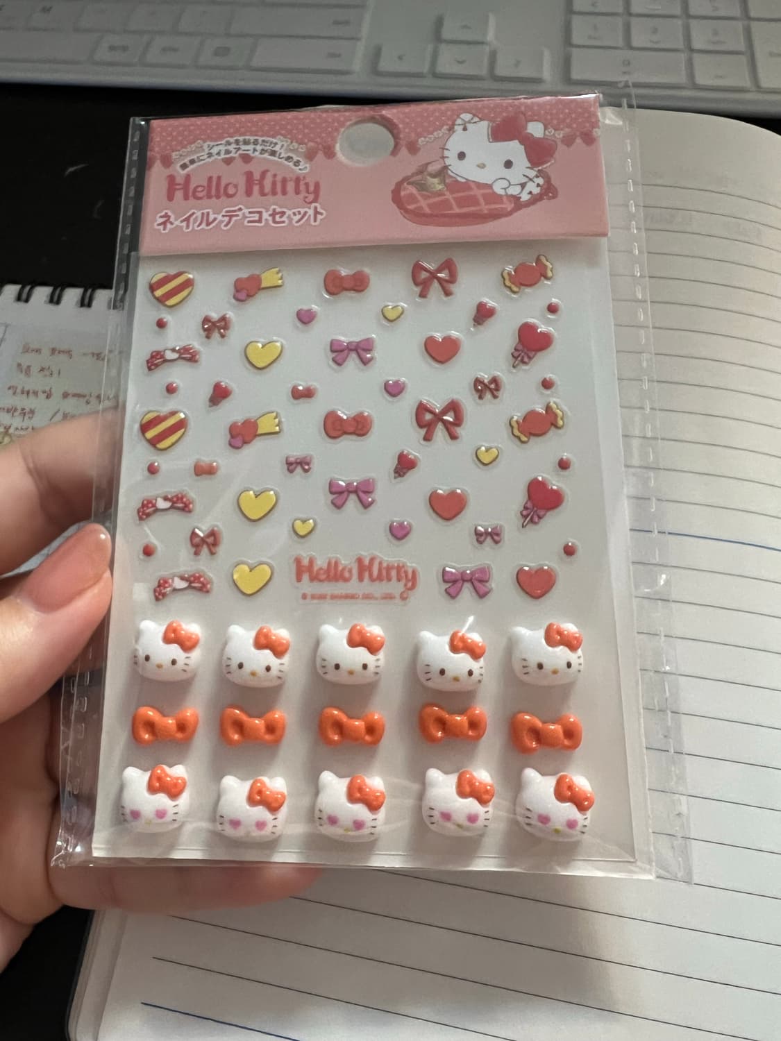 희귀 키티 네일 스티커 정품 상품이미지1