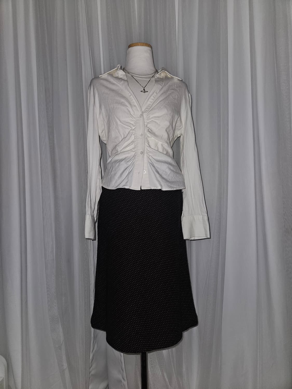 keith 빈티지 초코 앙고라 스커트 니혼진 공겜여주 히메갸루 모리 고딕 상품이미지2