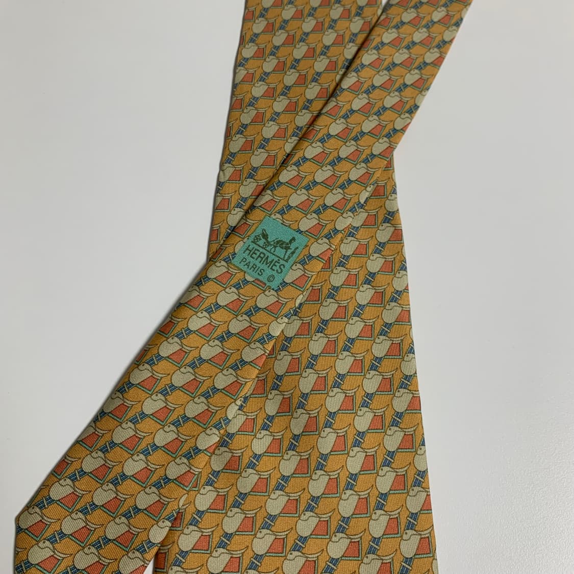 에르메스(HERMES) 명품 빈티지넥타이 100실크 A등급 상품이미지4