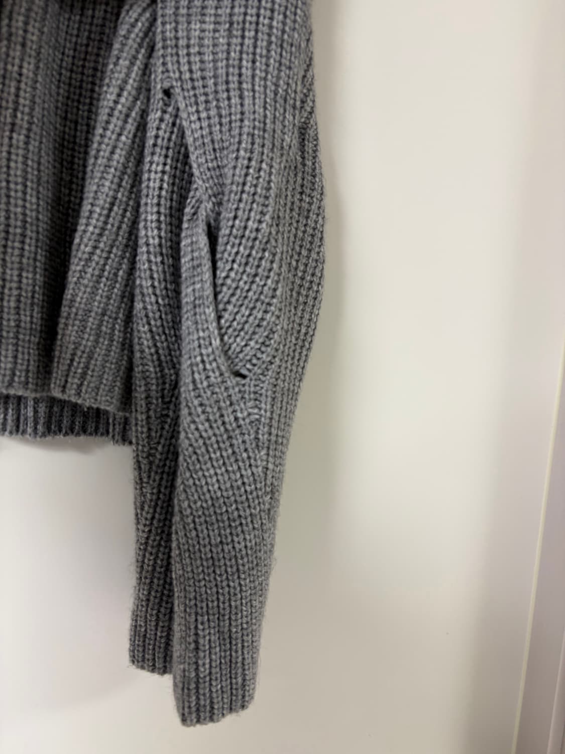 MSGM 꽈배기 트임 골지 니트 가디건 상품이미지6