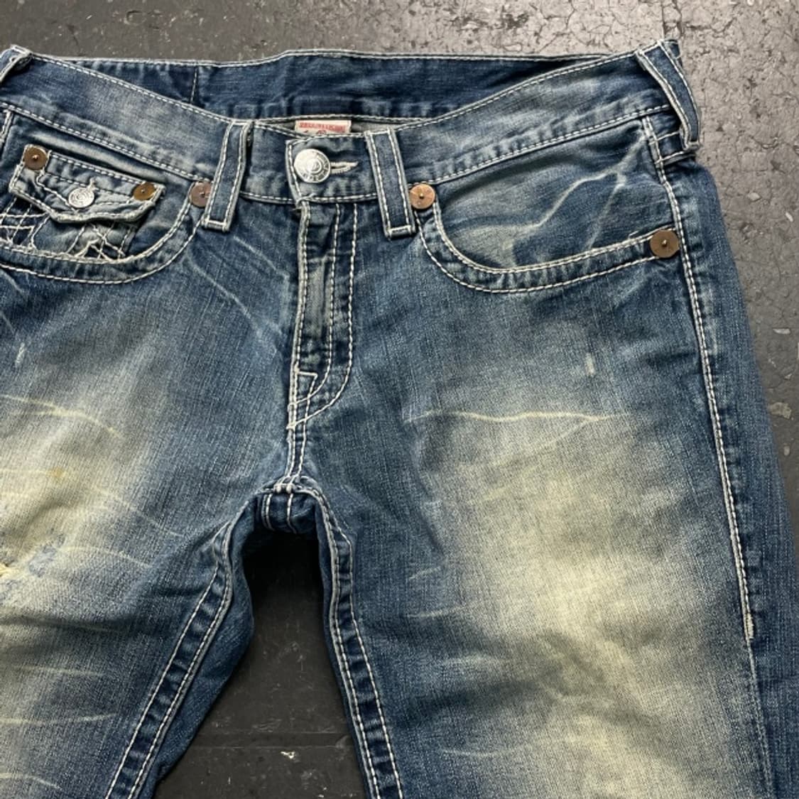 34 트루릴리전 섹션 조이 빅 부츠컷 팬츠 상품이미지2