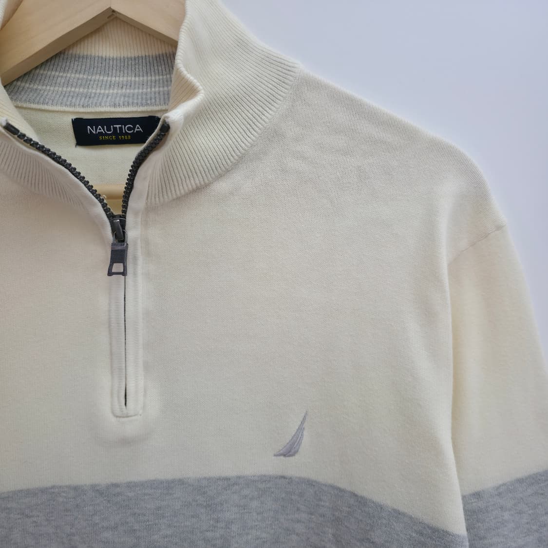 [L] 노티카 쿼터 집업 니트 상품이미지4