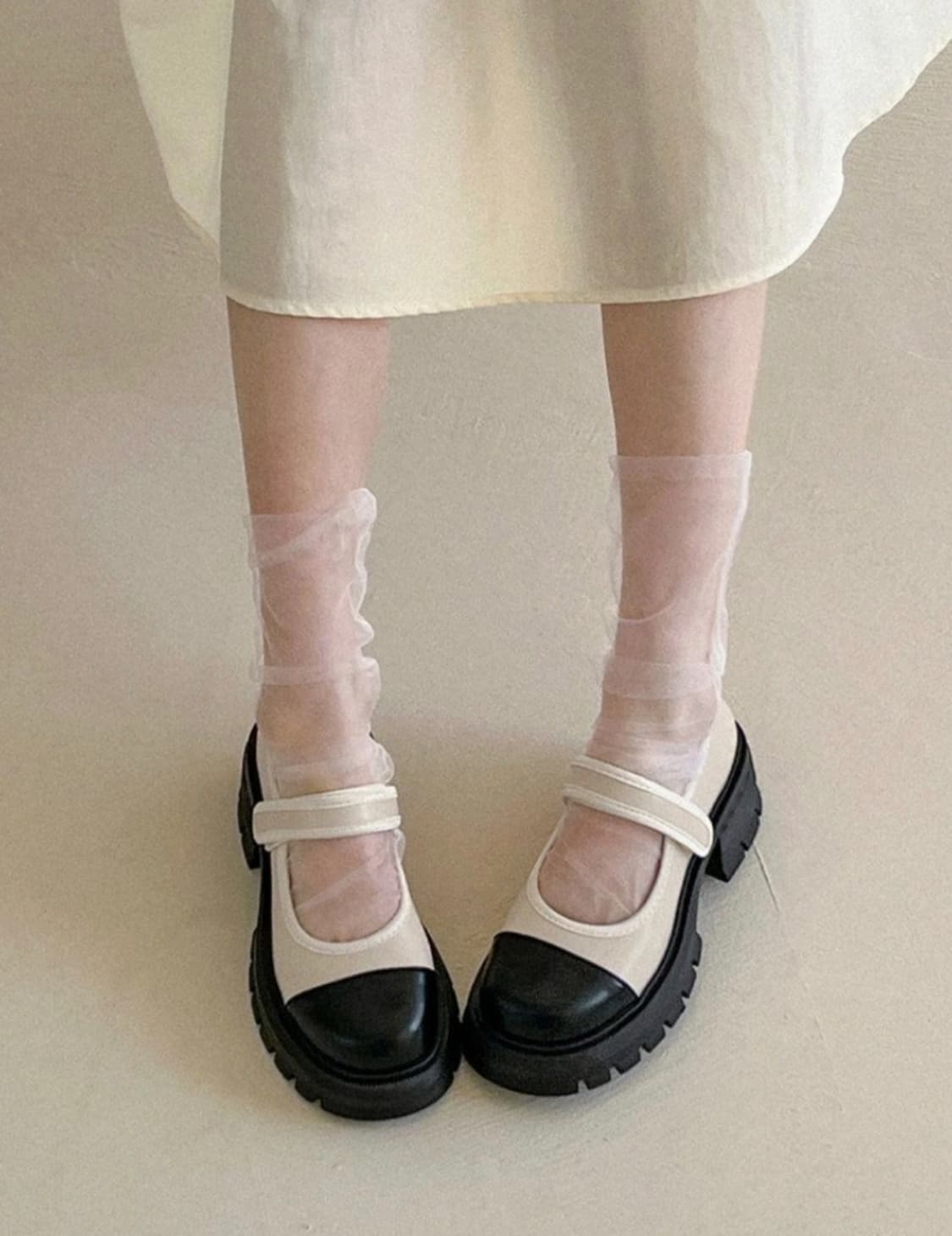 메리제인 플랫폼 로퍼/구두/새상품 상품이미지2