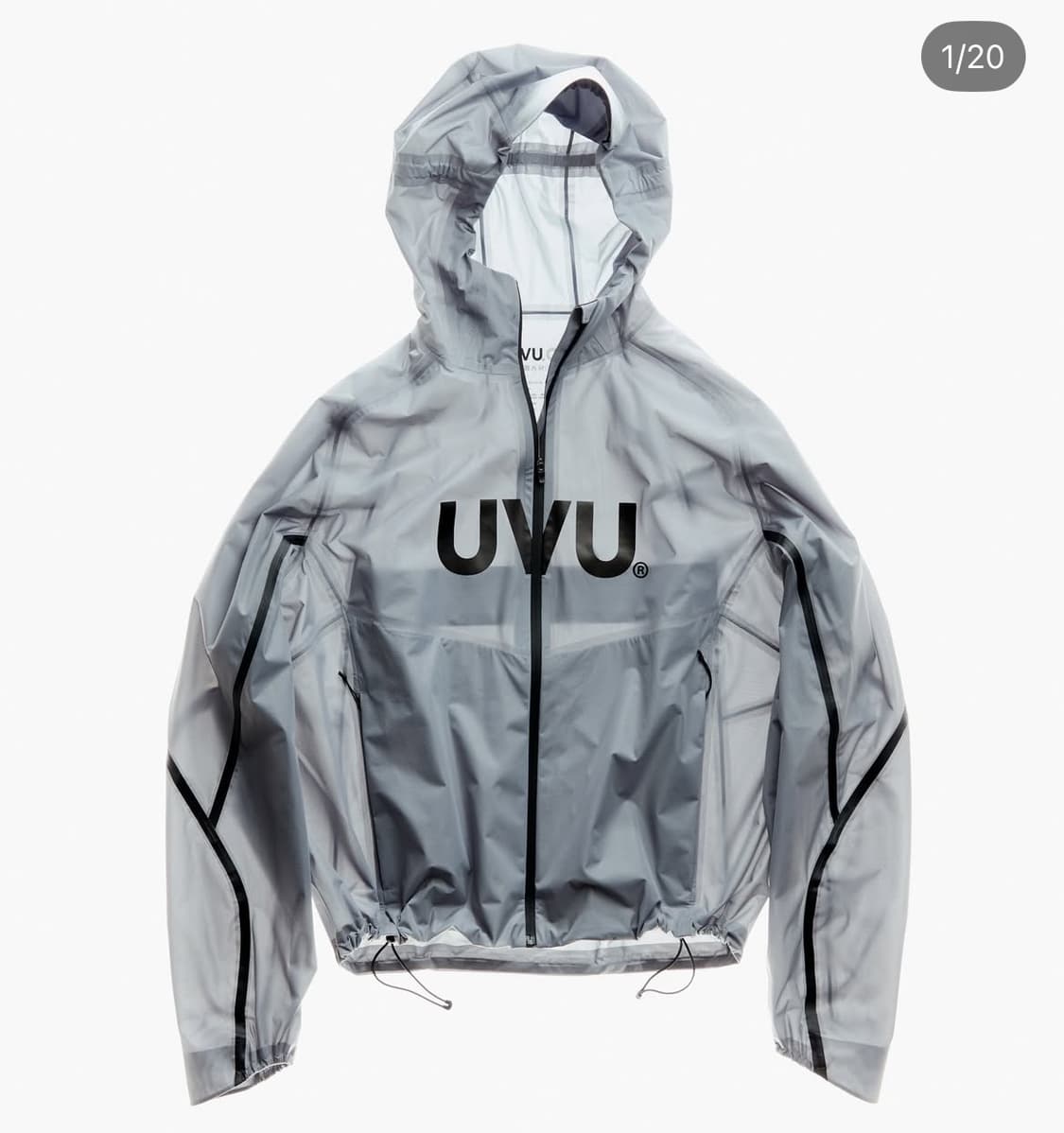 Uvu 러닝 레인 자켓 M 팝니다 상품이미지2