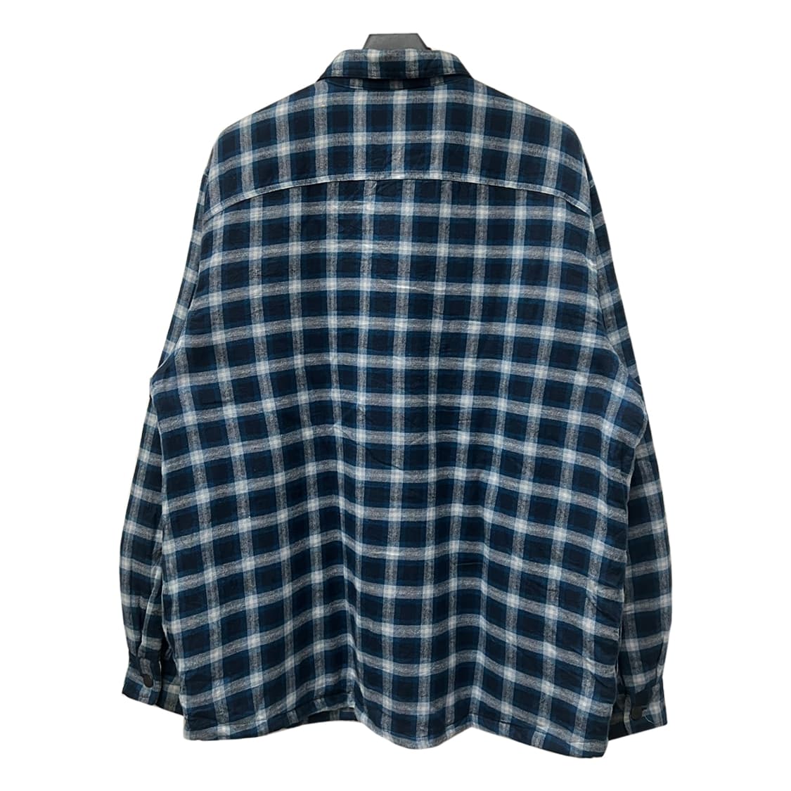 랭글러 블루 체크 웨스턴 플리스 셔츠 자켓 XL 상품이미지2