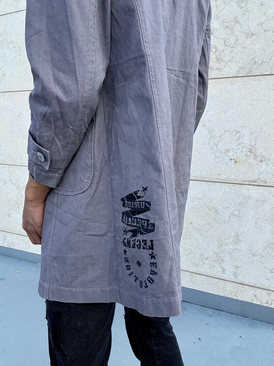 “Denimus” Minimal Design Long Jacket 상품이미지4