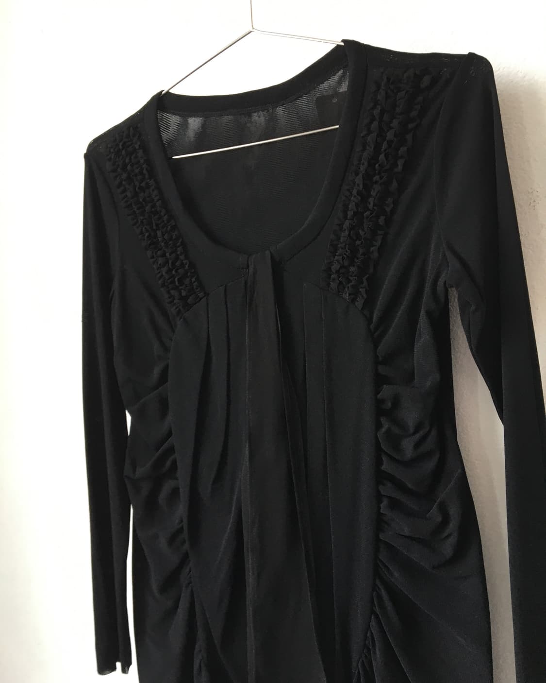 Shirring tied point sleeve 상품이미지3