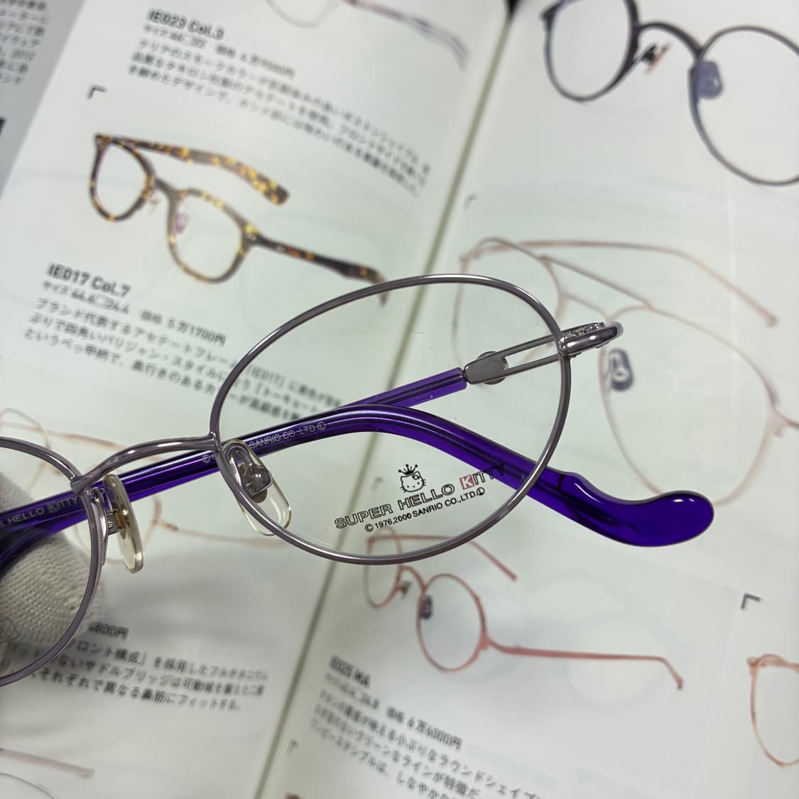 HELLO KITTY 헬로키티 산리오 티타늄 안경 상품이미지2