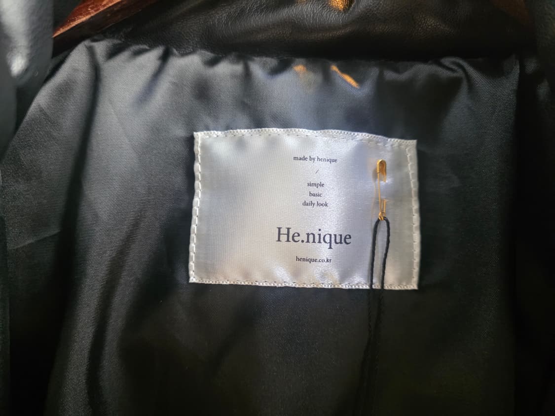 블랙 크롭패딩 상품이미지4