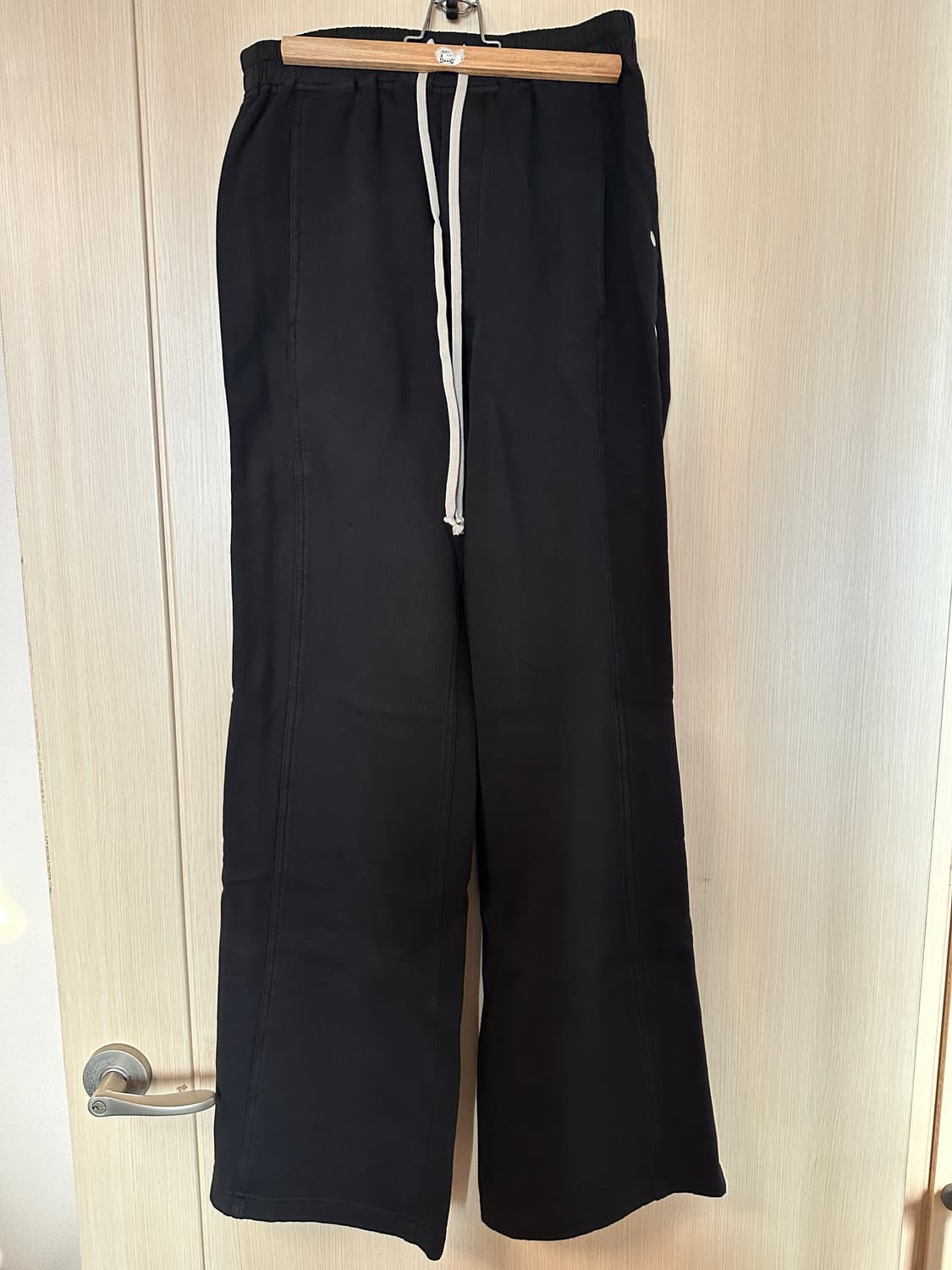 [S] 24FW 릭오웬스 다크쉐도우 사이드 버튼 이지 푸셔 팬츠 블랙 F 상품이미지2