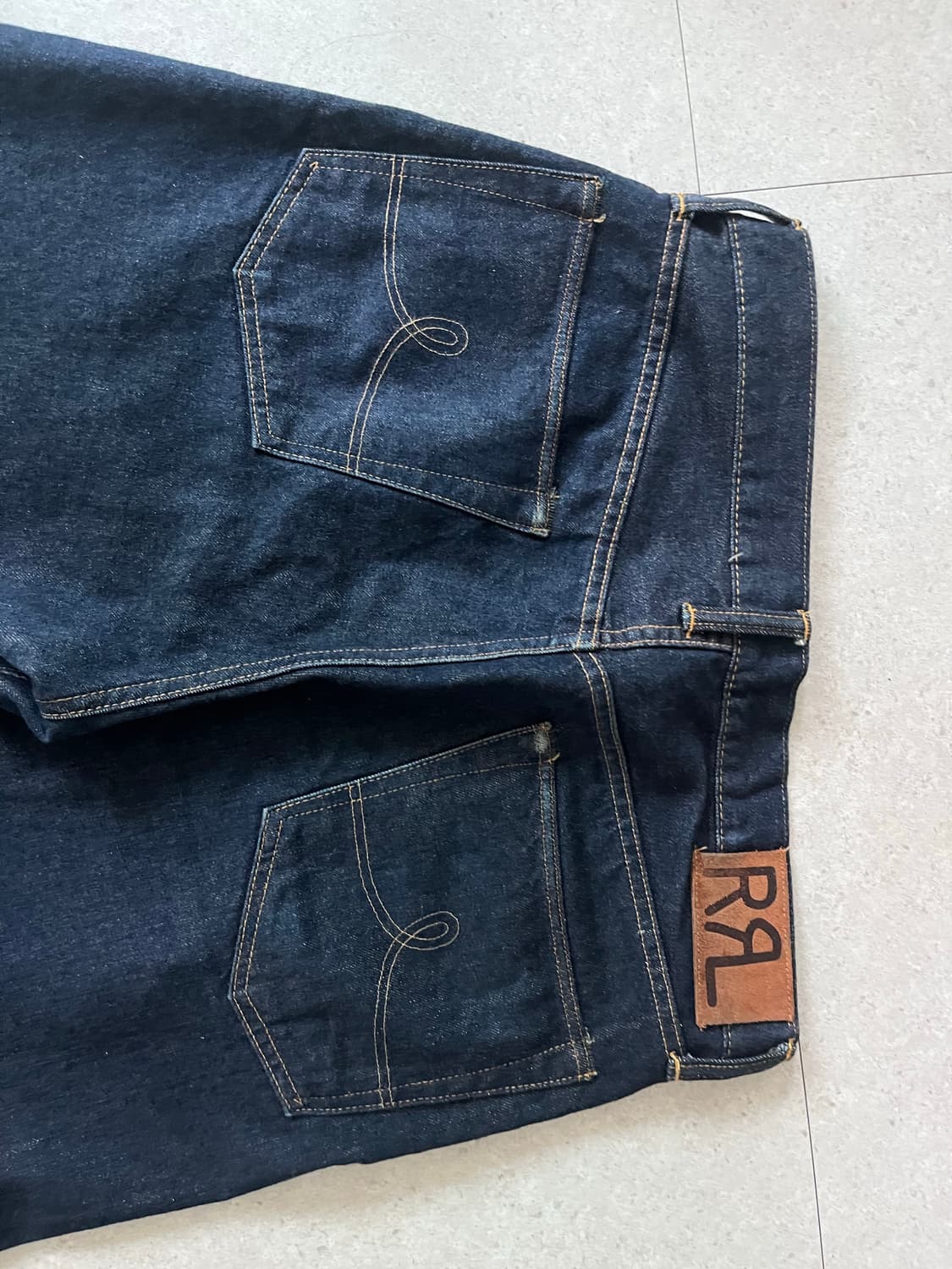 RRL 더블알엘 스트레이트 셀비지 데님팬츠 상품이미지4