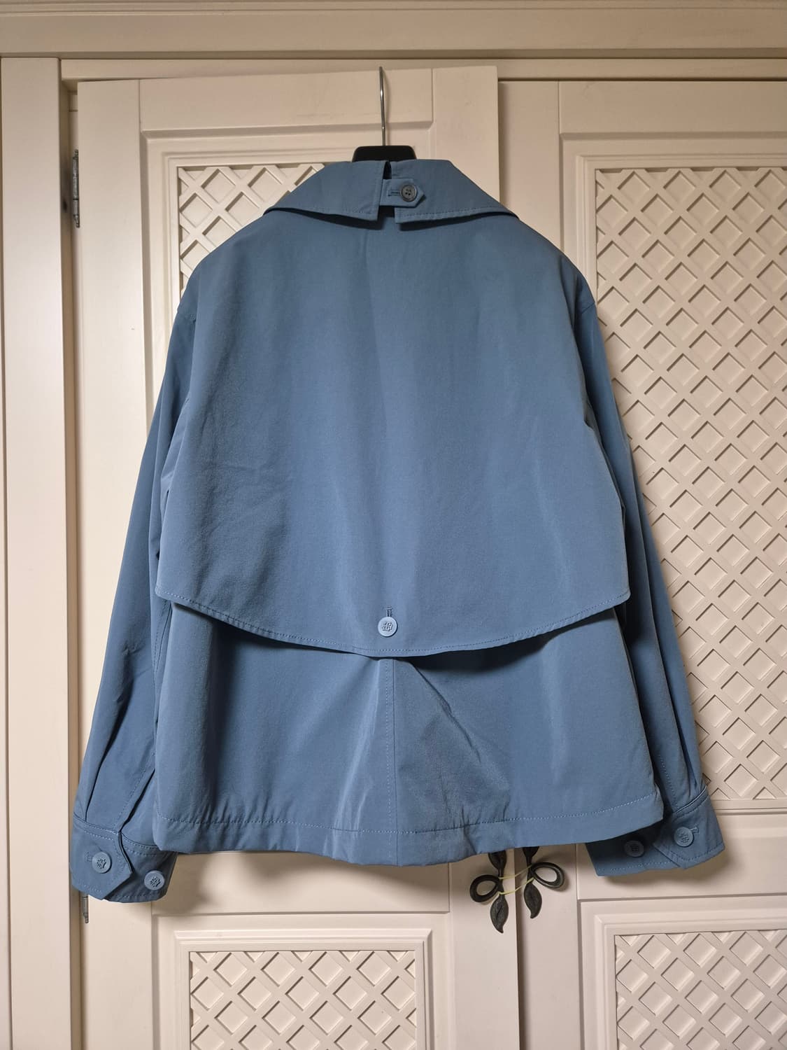 모르간 더블 버튼 숏트렌치 자켓 상품이미지3