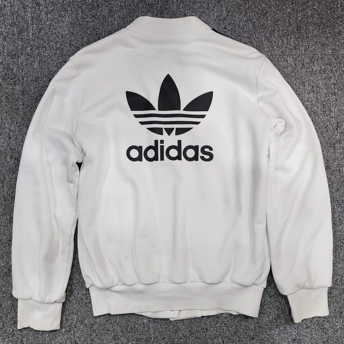 아디다스 파이어버드 빅로고 버튼 트랙탑 봄버 자켓 100 상품이미지2