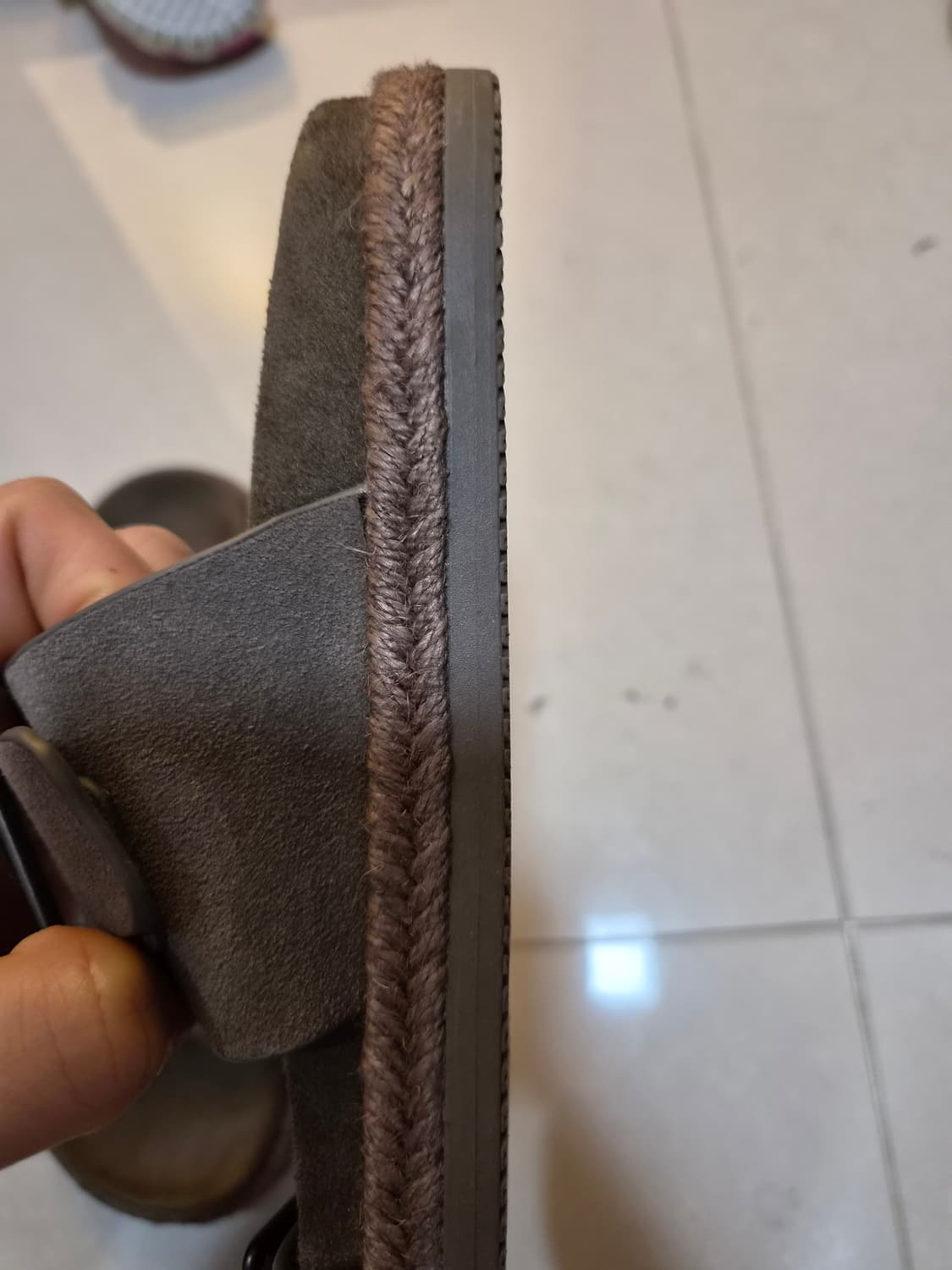 자라 리얼 레더 버켄스탁 슬리퍼 상품이미지3