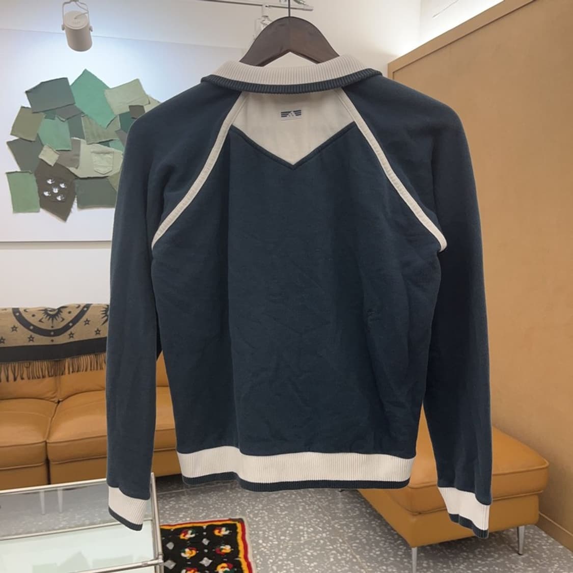 아디다스 재팬 희귀 올드스쿨 레트로 크롭 약기모 집업 L C08241 상품이미지4