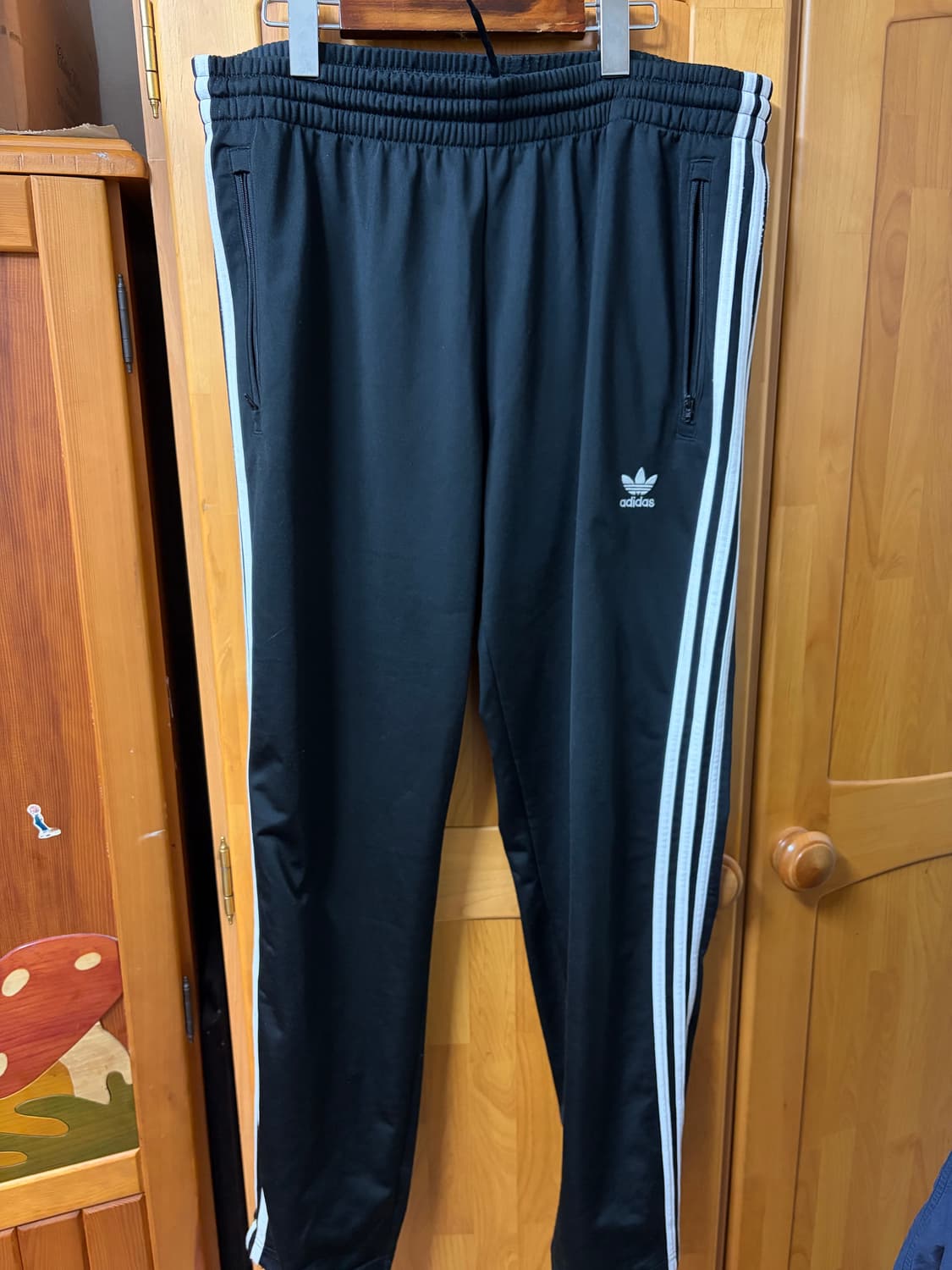 (2XL) 아디다스 파이어버드 트랙팬츠 블랙 상품이미지1
