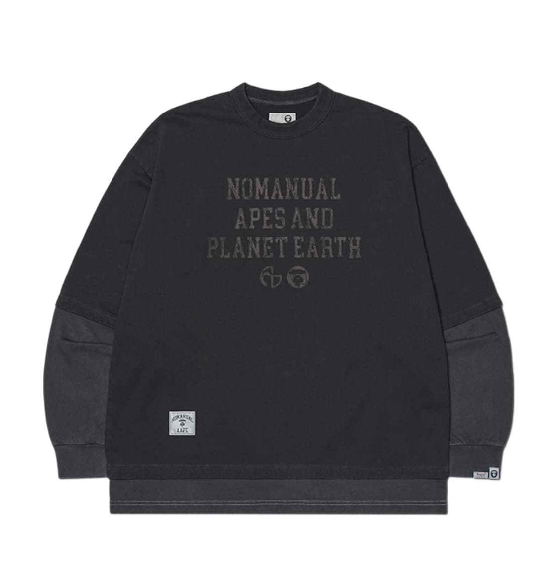 노매뉴얼 에이프 롱 슬리브 S 새상품 상품이미지1