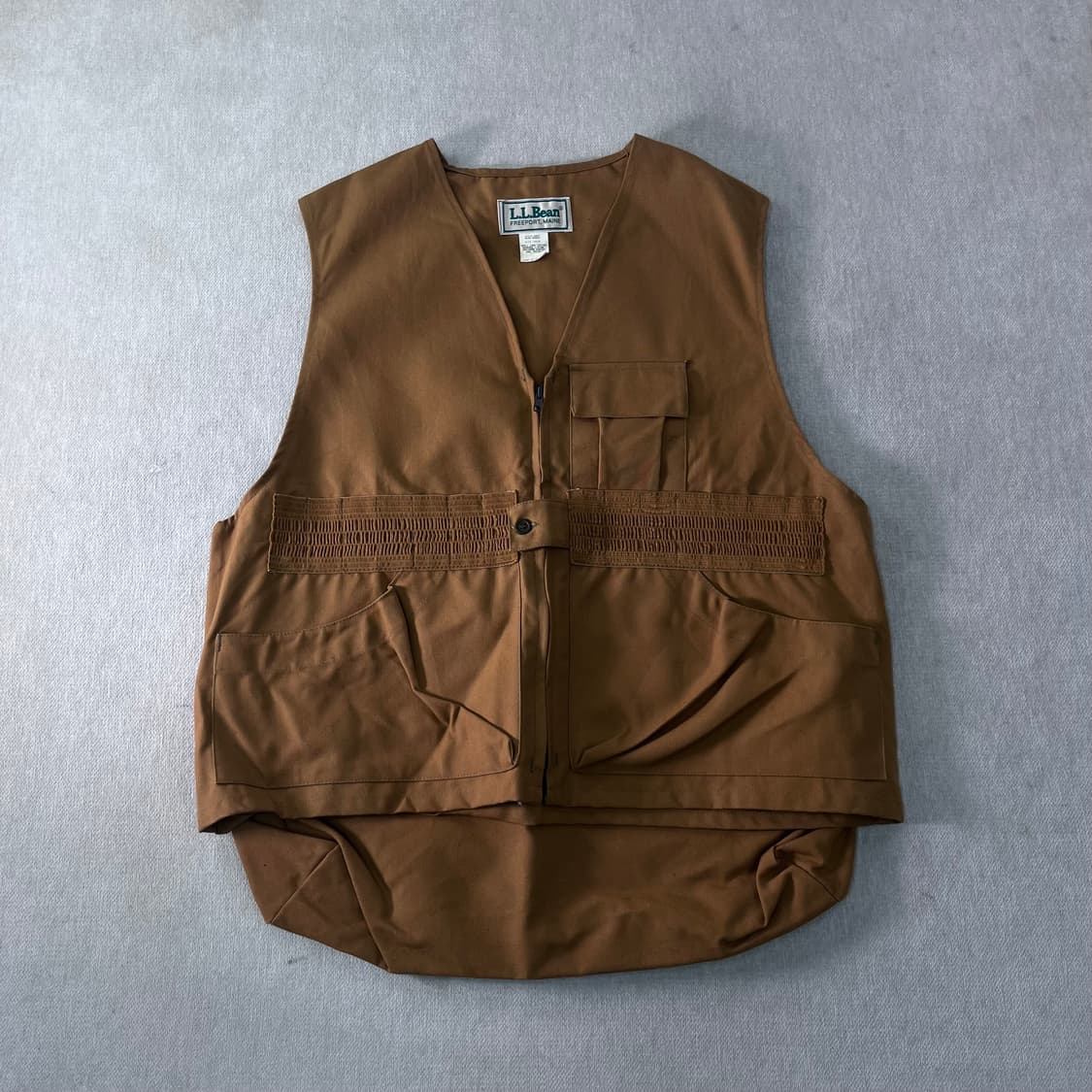 105 엘엘빈 웨스턴 브라운 조끼자켓  상품이미지1