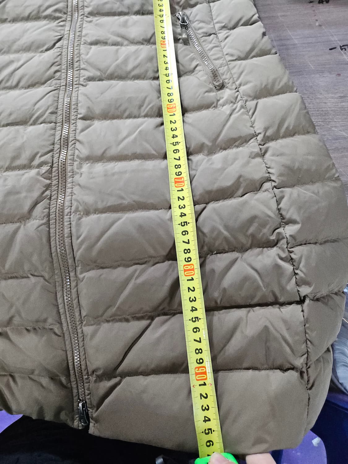 라푸마  구스 다운  패딩 코트 카키  100 상품이미지6