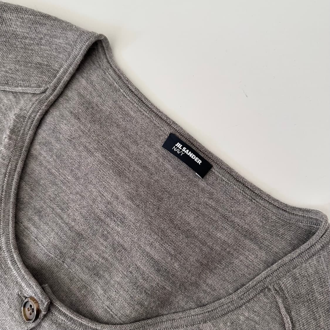 질샌더 jil sander navy 반팔 가디건 상품이미지5