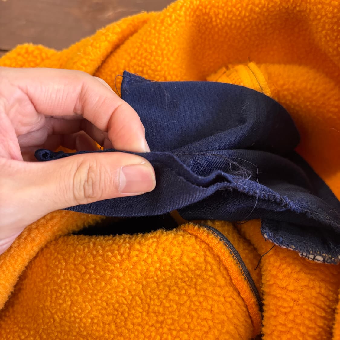 90s  L.L.bean 90년대 생산 엘엘빈 오렌지 플리스 자켓  상품이미지10