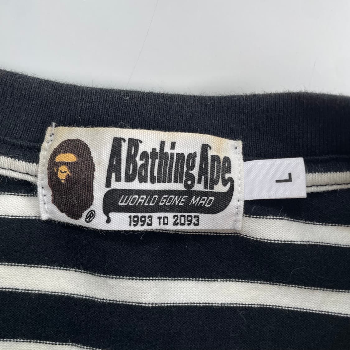 A Bathing Ape  베이프 컬리지 스트라이프 롱 슬리브 상품이미지5