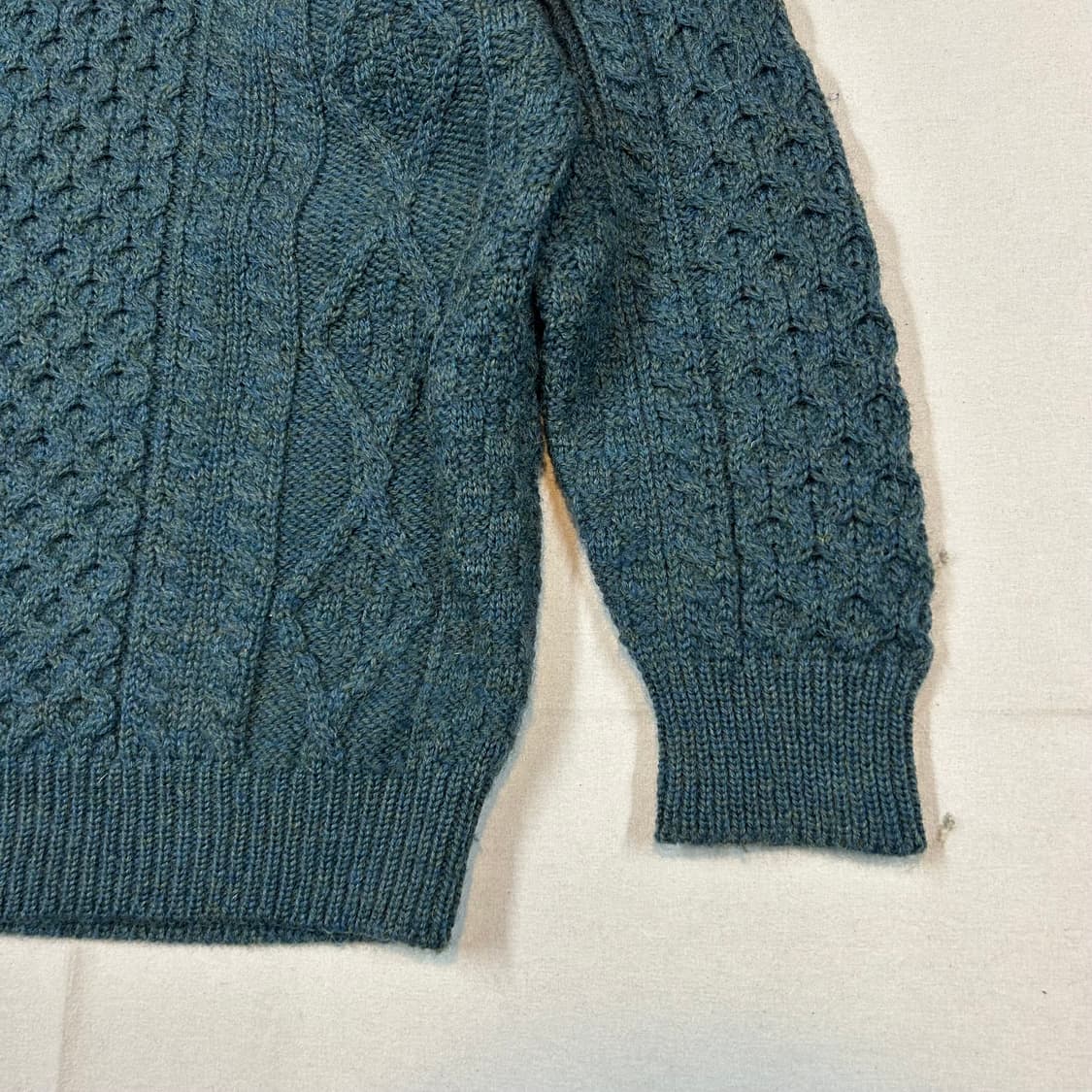 M) Aran Crafts 아란크래프트 피셔맨 울 니트 스웨터 상품이미지4