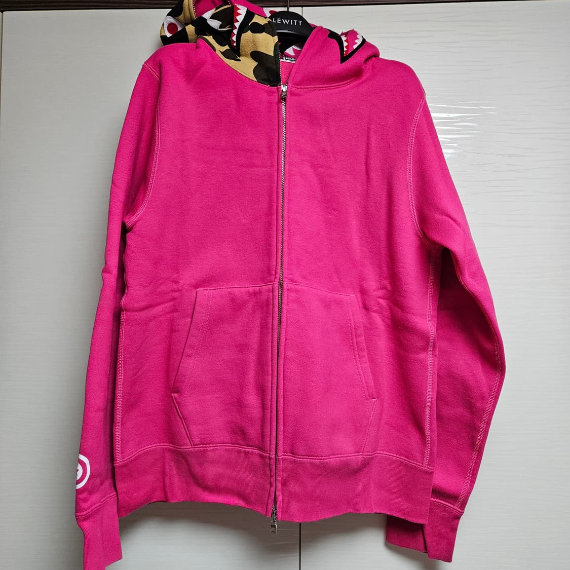 베이프 샤크 후드 집업 티셔츠 M 정품 상품이미지2