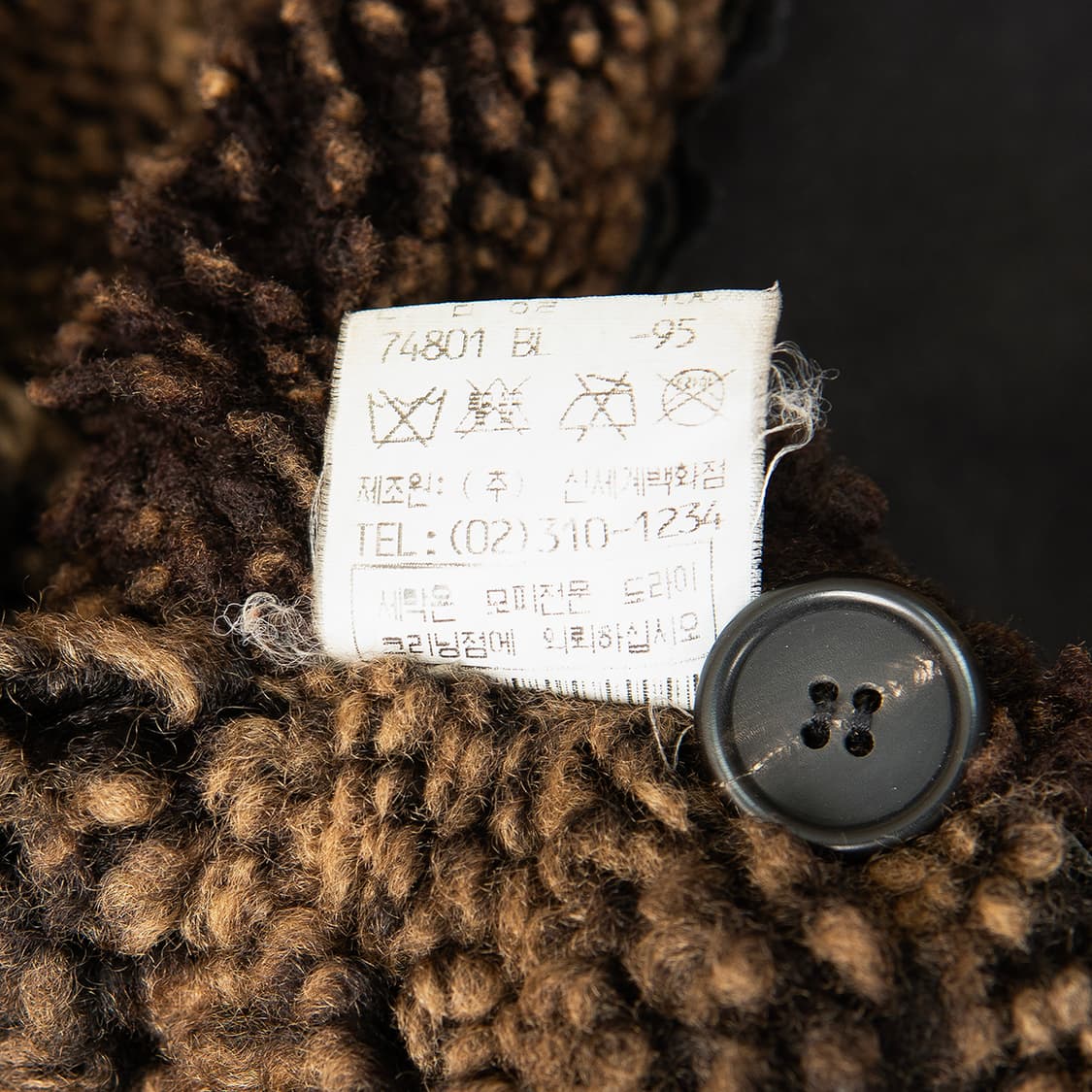 [103] 90s 빈티지 양가죽 양털 무스탕 BESTI HOMME 상품이미지8