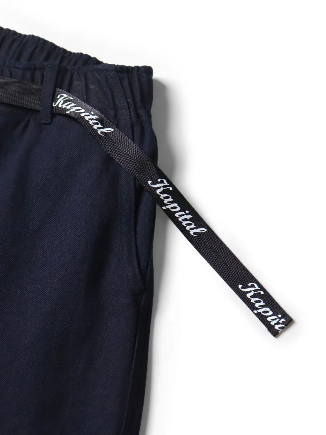 캐피탈 10온즈 IDG x IDG 데님 이지 쇼츠 후로시키 자수 인디고3 상품이미지5