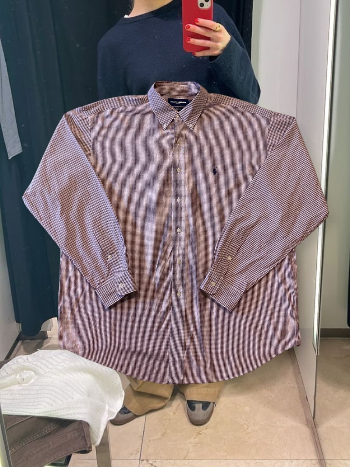폴로랄프로렌 체크 셔츠 (Man 2XL) 상품이미지1