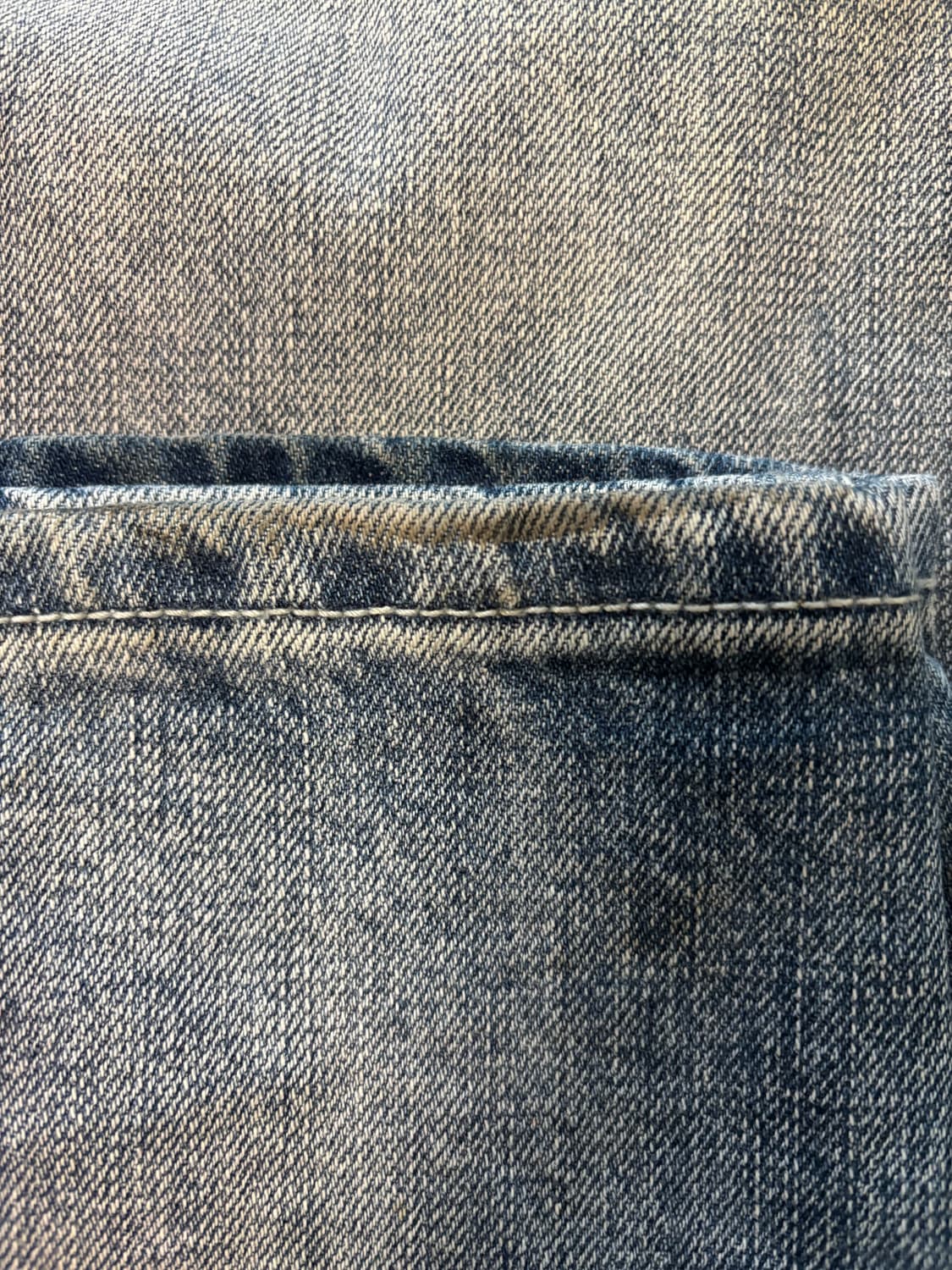 밈더워드로브 오로라 워시드 와이드 데님 팬츠 블루 상품이미지4