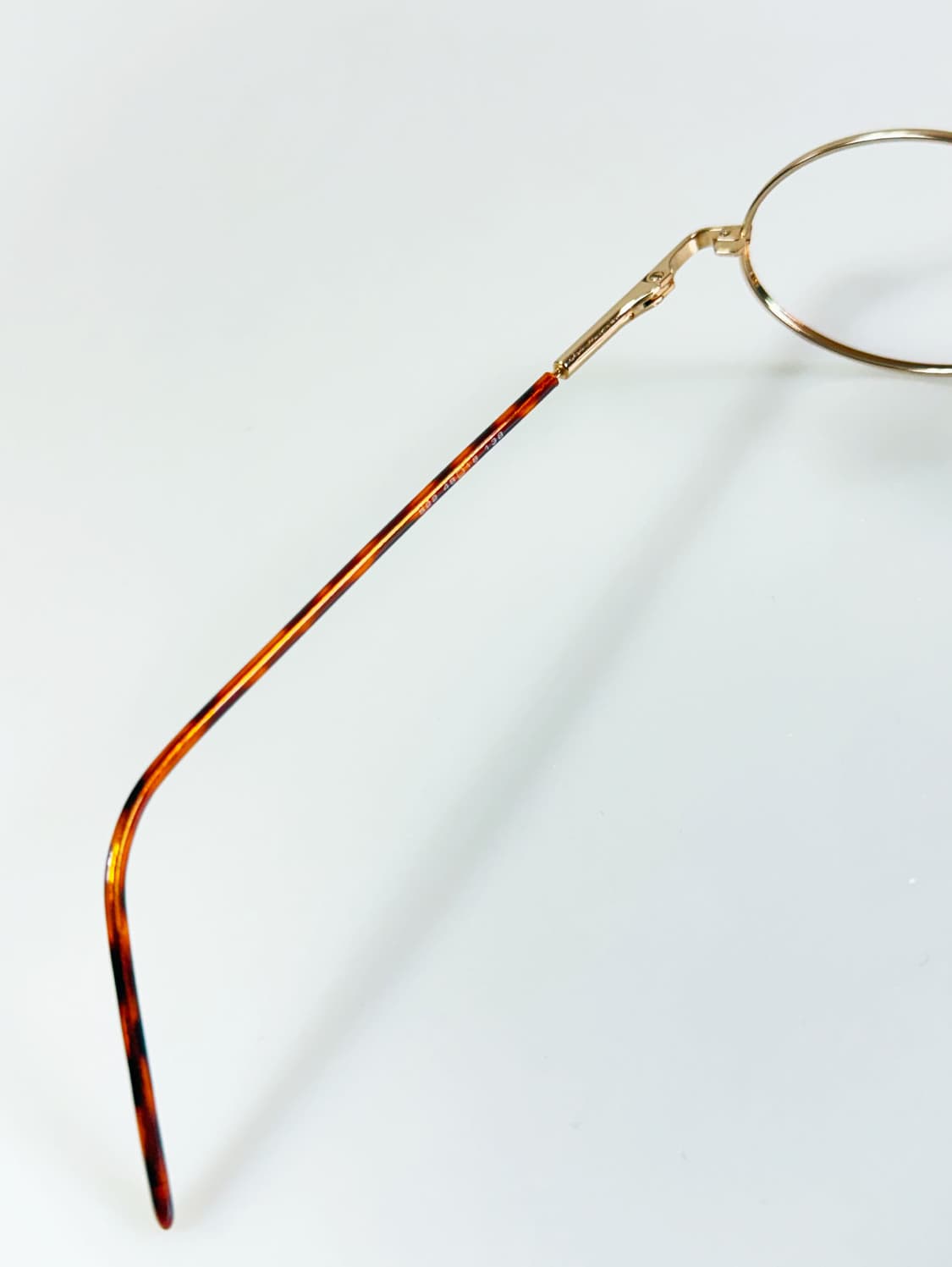 레드&골드 콤비 슬림 오벌 메탈 프레임 빈티지 안경 상품이미지7