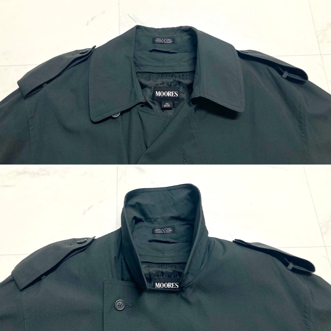 (거의 새것)무어스 롱 트렌치코트 105-110 상품이미지4