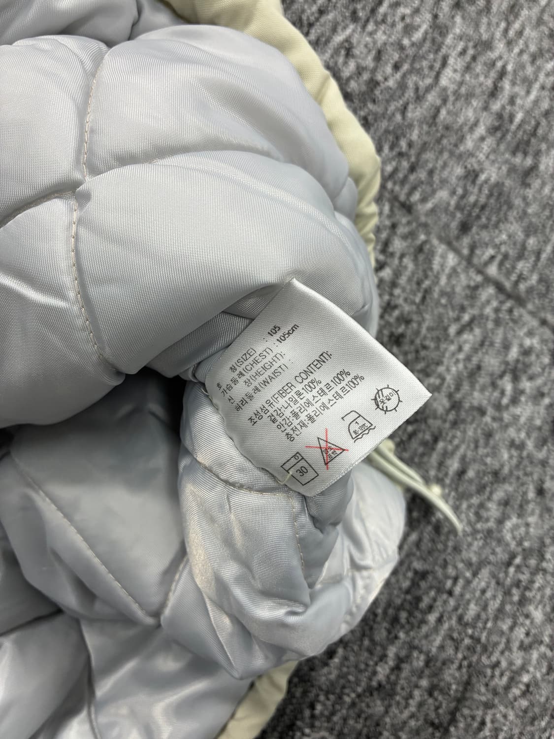 나이키 90s 올드스쿨 베이지 점퍼 XL 상품이미지7