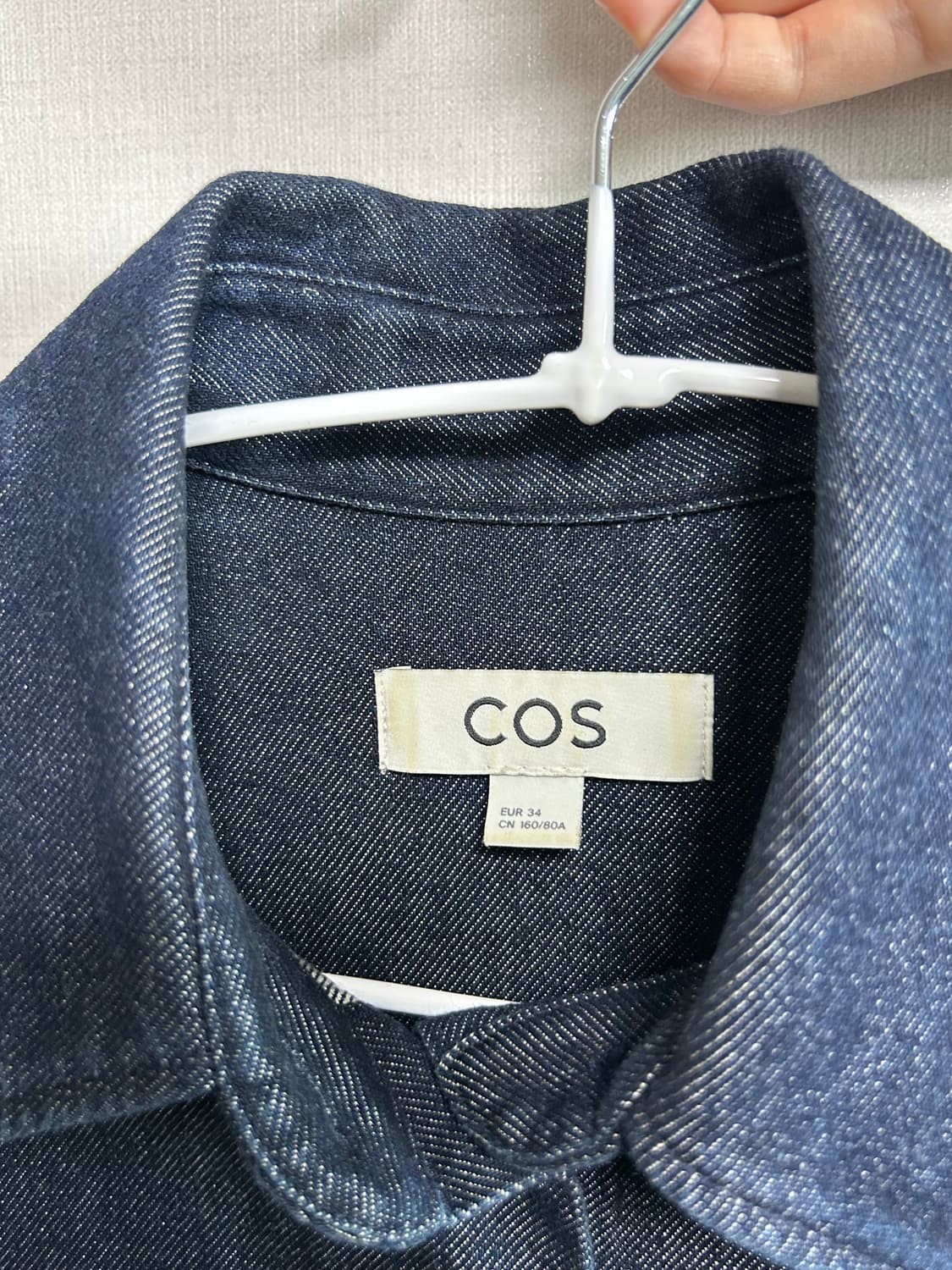 코스 COS 데님 셔츠 원피스 EUR 34 (국내 44-55 추천) 상품이미지3