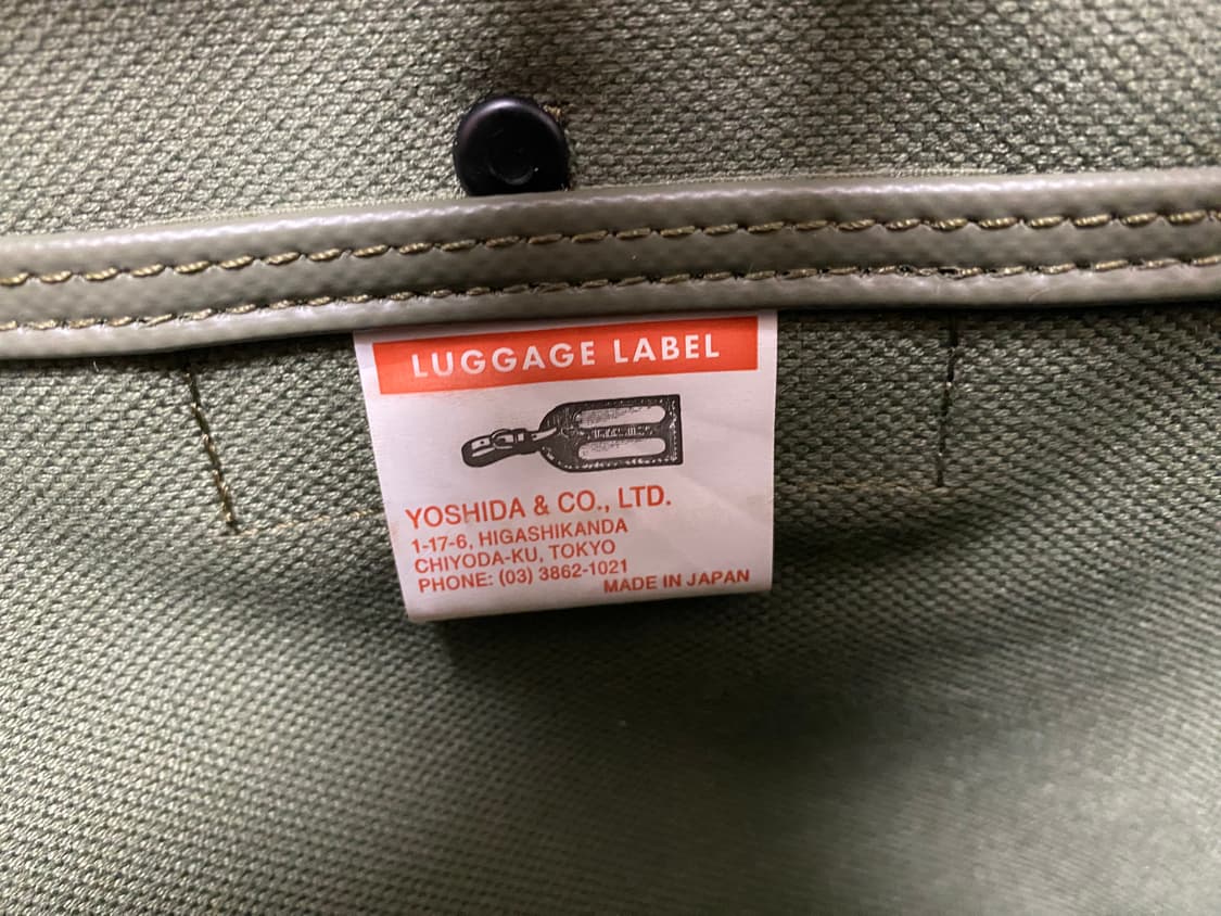 yoshida porter 러기지라벨 여행용 백 상품이미지5
