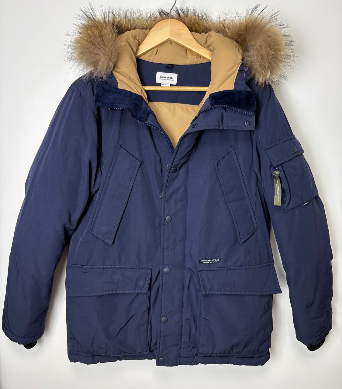 커버낫 덕다운 울버린 패딩 파카 상품이미지1