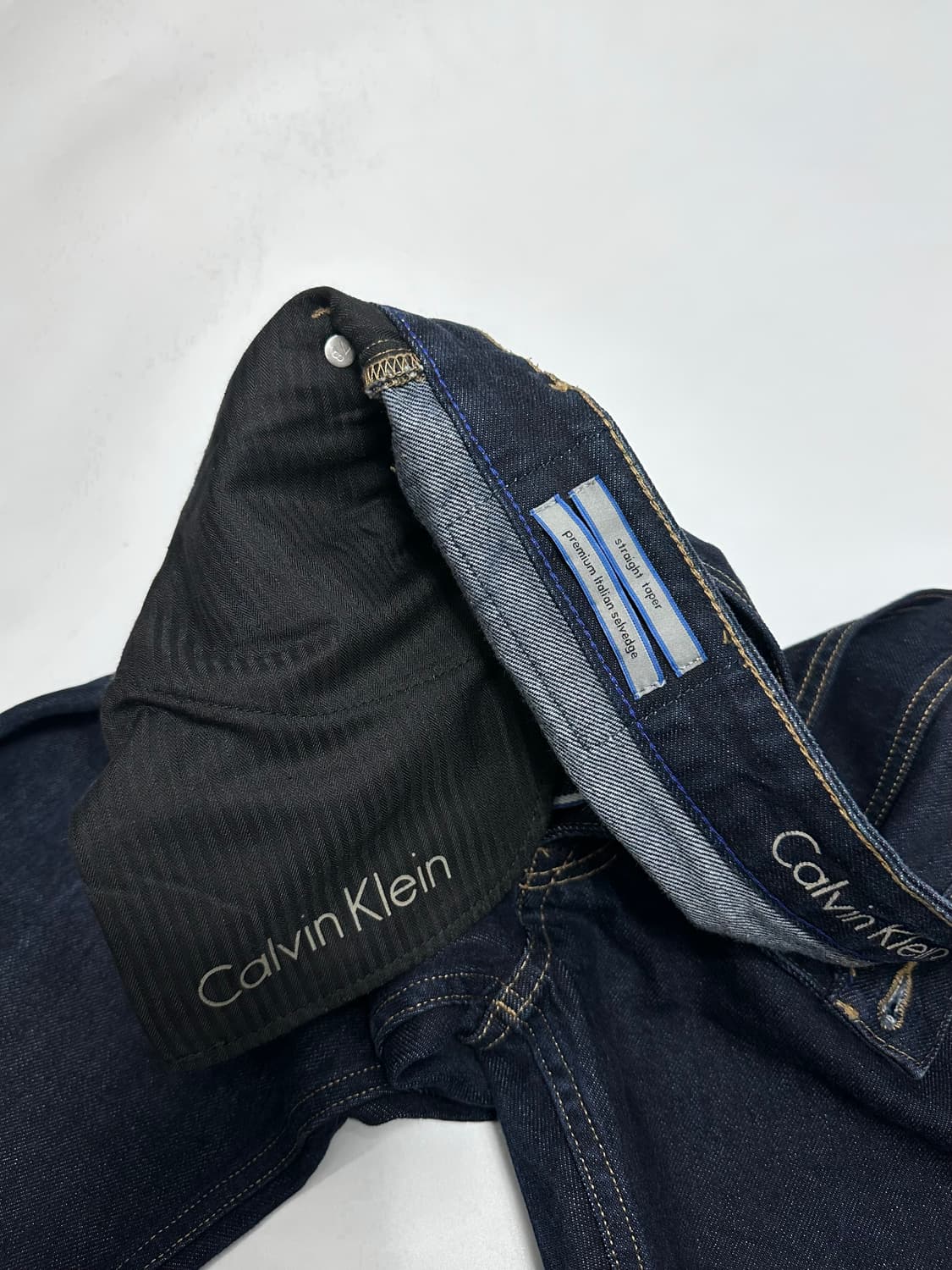캘빈클라인 스트레이트 테이퍼드 데님 팬츠 진청바지 상품이미지7