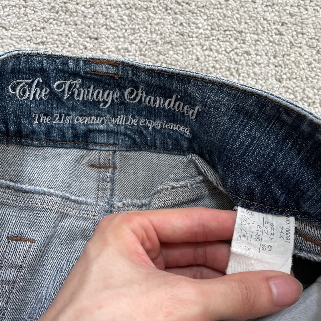 빈티지 데님 스커트 상품이미지4