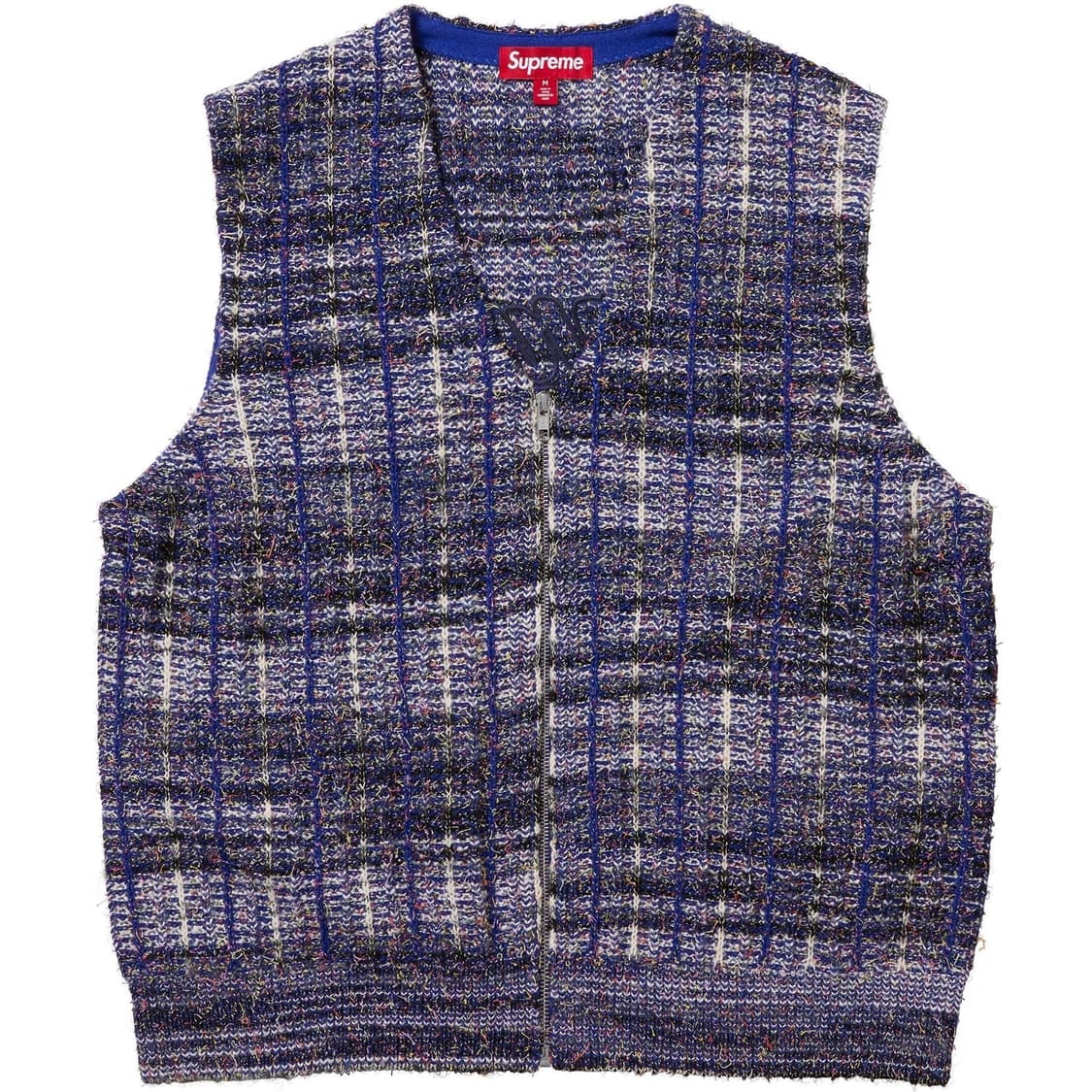 supreme speckled zip up sweater vest 상품이미지1