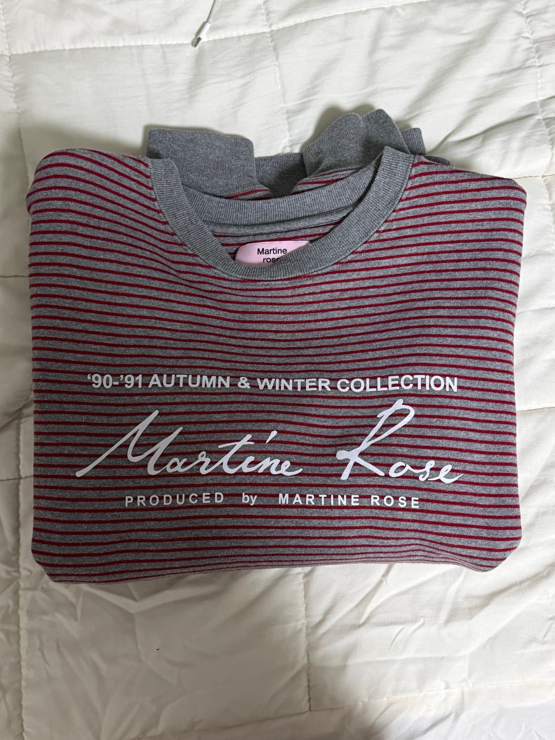 [L]마틴로즈 스트라이프 맨투맨 상품이미지1