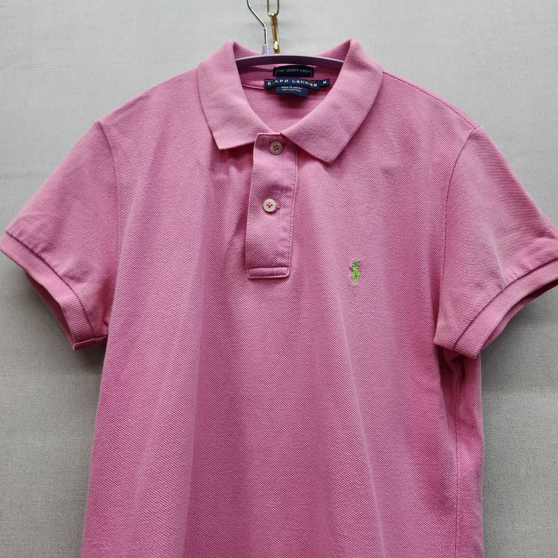 폴로랄프로렌 로고 스키니 반팔카라 M(S) 상품이미지2